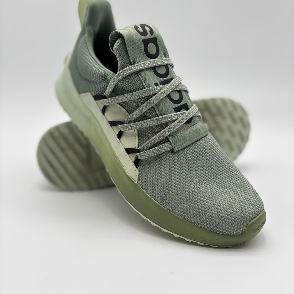 Adidas Questar Flow NXT Mens 8.5 Sage Green Cloudfoam Retro Road Running Shoes